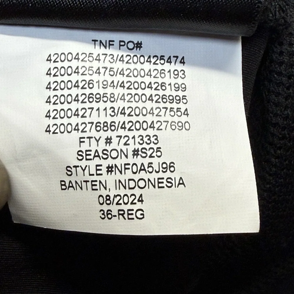The North Face Hiking Pants Men 36R (L) Stretch Nylon Black Solid NF0A5J96